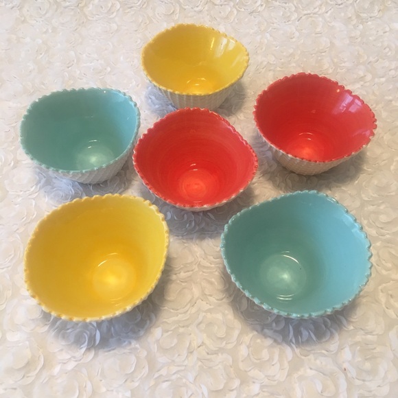 Other - 🍦Set of 6 waffle cone ice cream bowls🍦